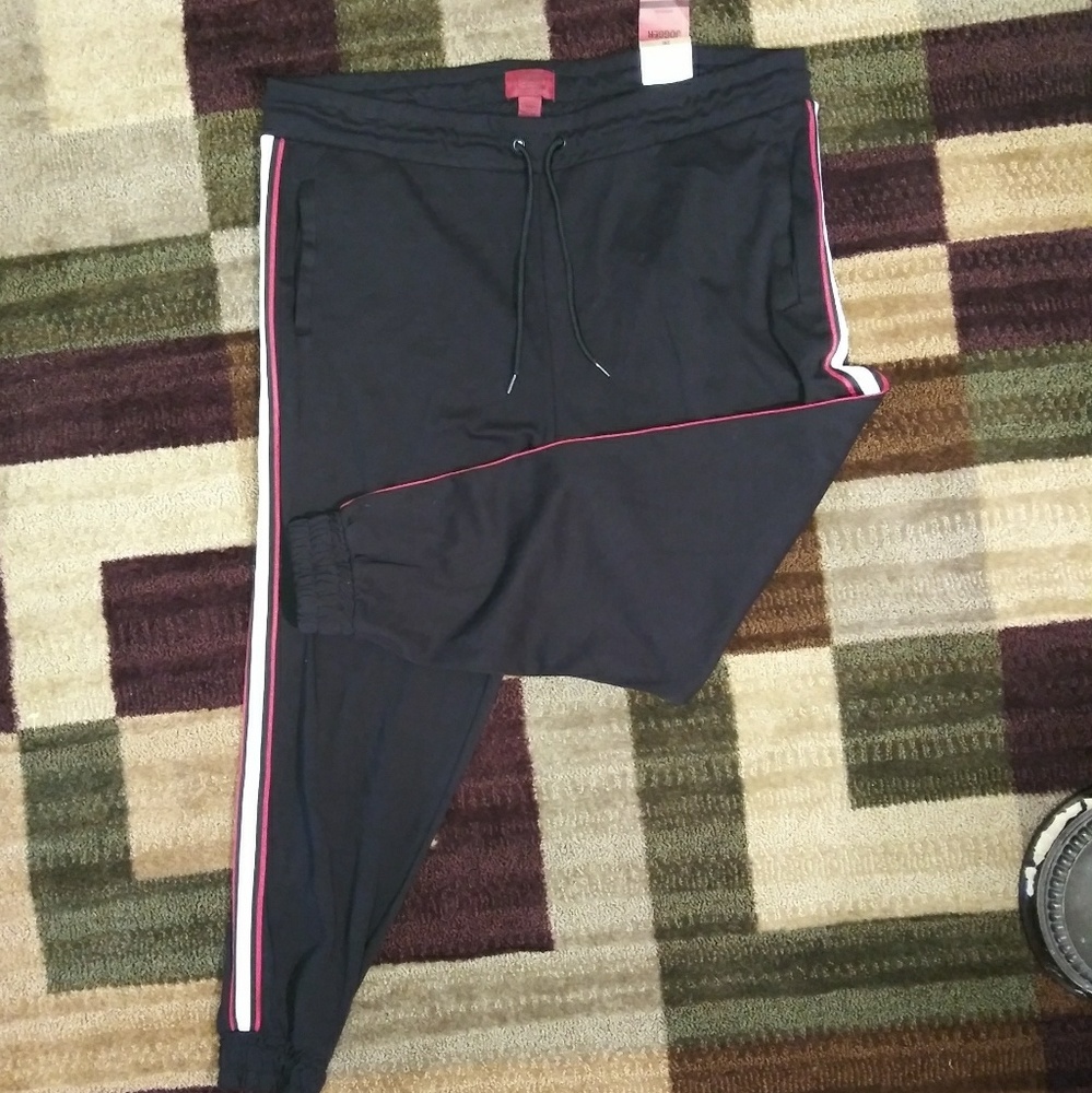 Men's Striped Joggers.